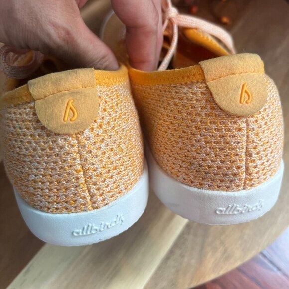 Allbirds Womens Tree Skipper Sol Lace-Up Casual Shoe Size 7 Orange - Picture 5 of 12